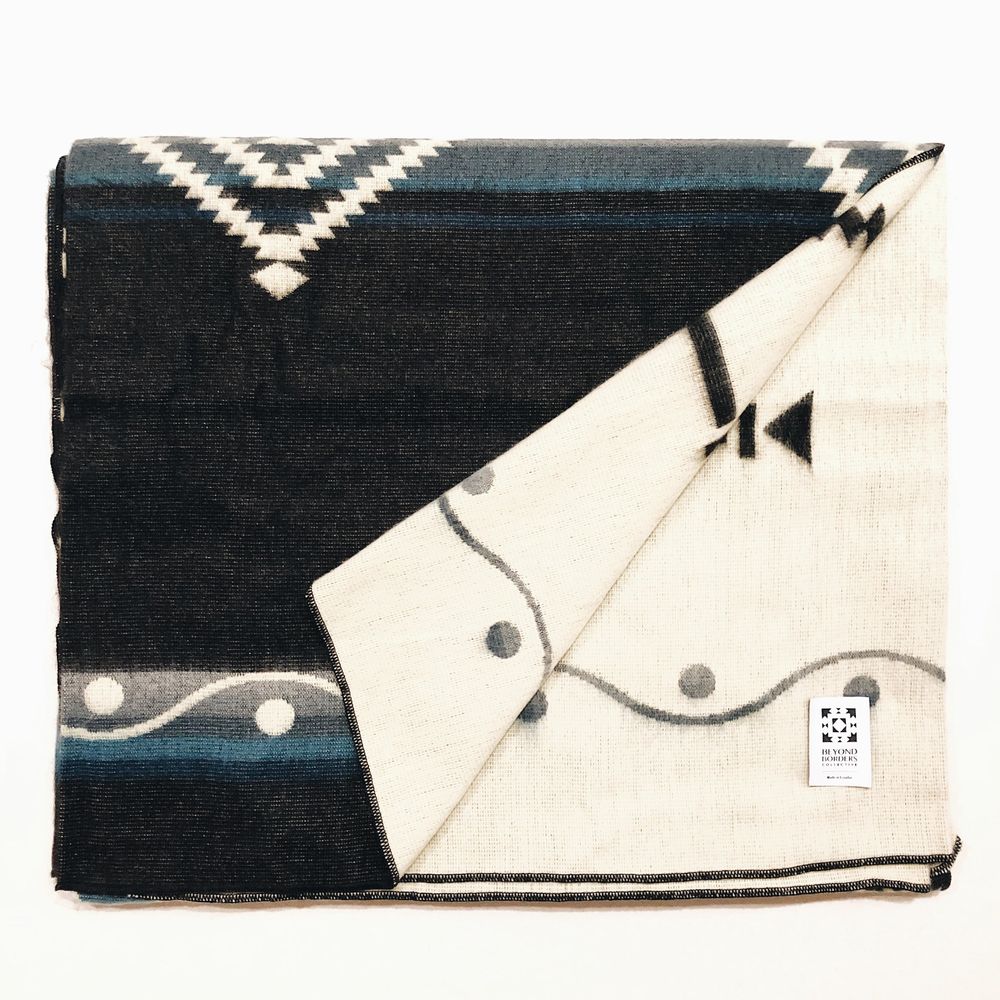 Achuar Blanket - Midnight Blue